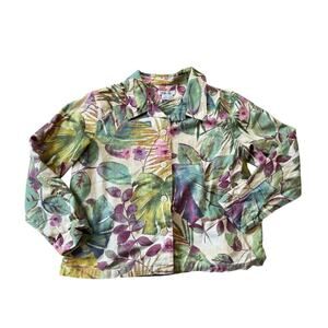 Vintage Coldwater Creek Designs C Jacket, size XL, Floral design